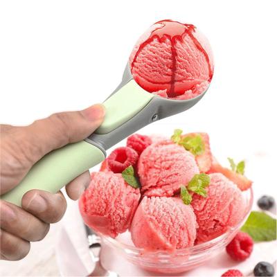 China Viable Summer Popular Ice Cream Scoops Ice Cream Plastic Scoop Scoop Food Grade Fruit Digging Ball for sale