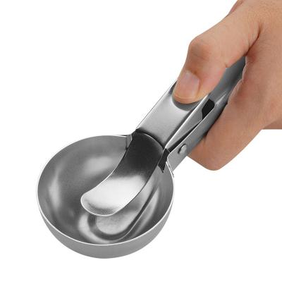 China Sustainable Food Grade High Quality Scoop With Sustainable Handle Stainless Steel Ice Cream Scoop for sale