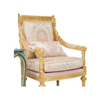 China Handmade Complete Customized European Furniture Design Armchair Furniture for sale