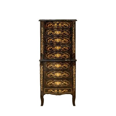 China (Size) Design Luxury European Style Adjustable Complete Jewelry Cabinet Customized Antique Furniture for sale