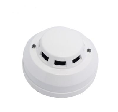 China ABS 2 Wire DC24V Photoelectric Network Smoke Detector Fire Security Alarm System for sale