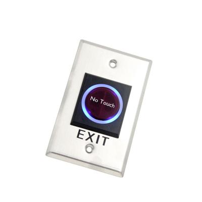 China Stainless Steel Panel Door Access Control Infrared Door Release Pad No Touch Exit Sensor for sale