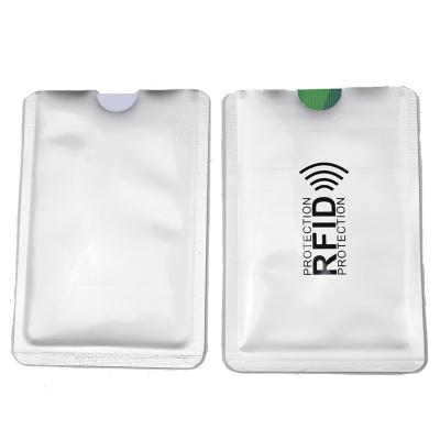 China Waterproof / waterproof 13.56mhz 125khz aluminum foil nfc rfid blocking card, rfid card protector for sale