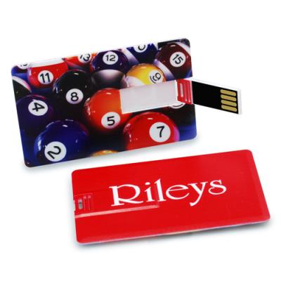 China Business Promotion Plastic Gift Customized Logo Printing 8GB Credit Card USB Printable Flash Drive for sale