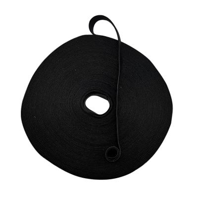 China 20MM Black Durable Back To Back Hook And Loop Cable Ties Roll for sale