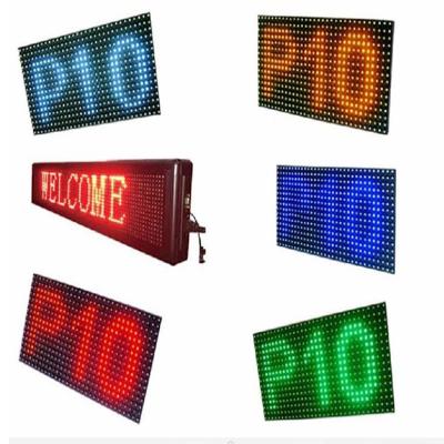 China Outdoor P10 Single Color Led Module Red Video Display Module for sale