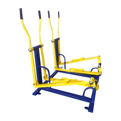 China Steel Outdoor Gym Fitness Equipment Steel Elliptical Machine For Body Relax And Exercise for sale