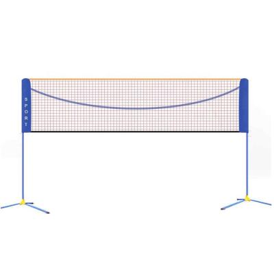 China Outdoor or Indoor Badminton or Tennis Customized Wholesale Folding Outdoor Indoor Portable Mobile Badminton Net Stands Tennis Post for sale