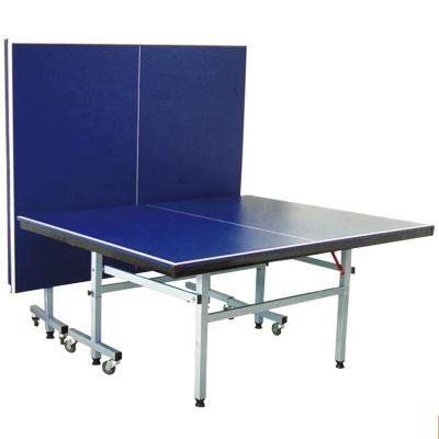 China Professional Training Table Tennis Mobile Equipment Mobile Foldable Table Tennis Table for sale