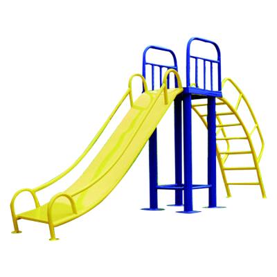 China Outdoor Playground Equipment Steel Metal Outdoor Kids Slide Set For Kids for sale