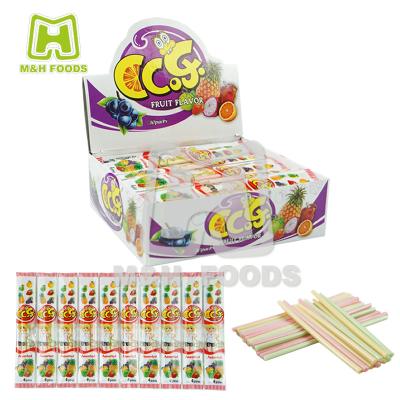 China Natural Yummy Candy CC Fruity Stick Candy In Bag for sale