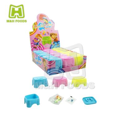 China Normal Mini Cute Toys Bench Have Tattoo Sticker And Candy Squeeze Candy for sale