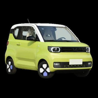 China Leather SGMW WuLing HongGuang Mini EV Pure Electric Car 4 Seats Mini Vehicle  NEDC Range 170km 2WD Macaron Edition for sale