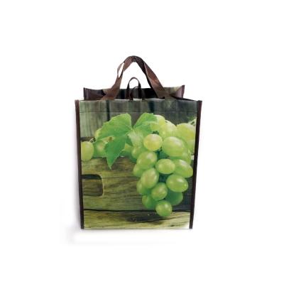 China Best Price Top Quality Woven Plastic Handled Shopping Bag Reusable Shopping Bag for sale