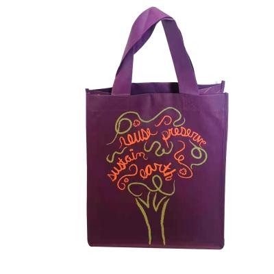 China Top Selling High Quality Handled Branded Reusable Shopping Bag Cotton Shopping Bag for sale