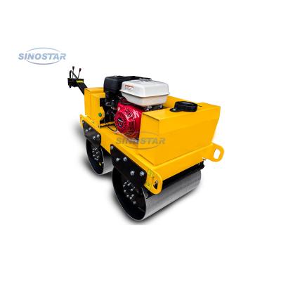 China Building Material Shops New 600KG Gasoline Walk Behind Road Roller With Competitive Prices for sale