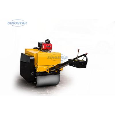 China Construction Material Stores New Diesel 600KG Walk Behind Road Roller With Competitive Prices for sale