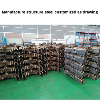 China Customized steel machinery repair shops construction steel machinery part fabrication excavator buckets grappler parts for sale