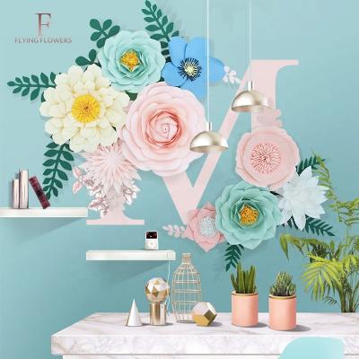 China Beautiful Flowers Paper Flowers Home Handmade Wall Decoration for sale