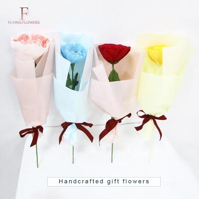 China Party Decoration High Quality Handmade Gifts Artificial Flowers , Wedding Bouquets for sale