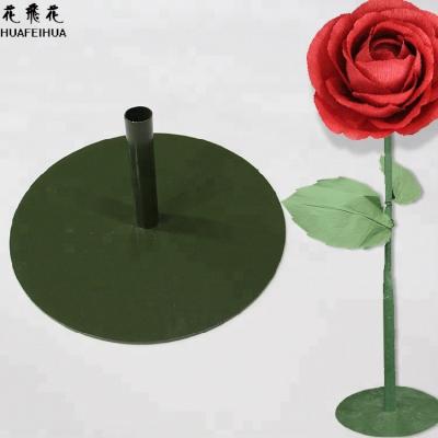 China Strong iron paper flower standing props (stem and base) for sale