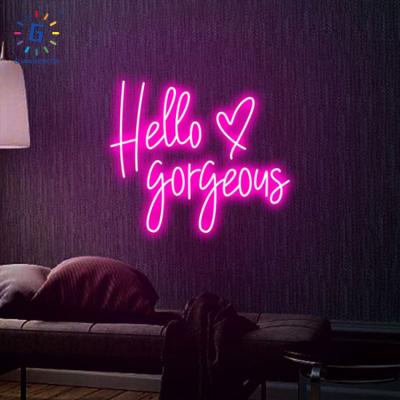 China Acrylic Customs Lead Buildings Dropshipping Letter Sign Neon Light Sign The Electronic Sign For Home Decoration for sale