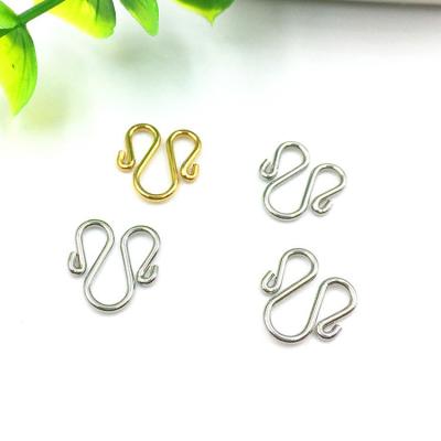 China Wholesale DIY Necklace Stainless Steel Necklace Parts Stainless Steel W Clasp For Necklace Finding for sale