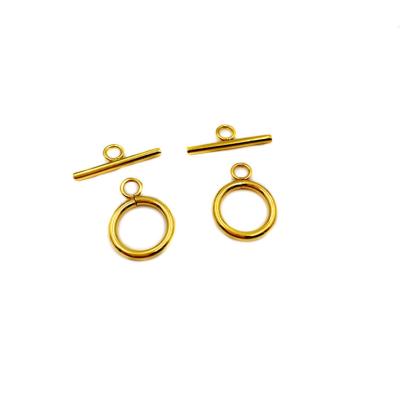 China Wholesale Necklace Stainless Steel Jewelry Accessories Stainless Steel OT Toggle Clasps Gold Plating Accessories for sale