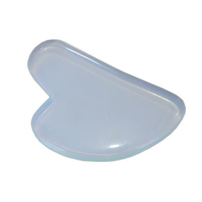 China White Handled Face Lift Opal Gua Sha Stone Face Body Massage Scraper Heart Shape Gua Sha Tool for sale