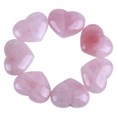 China China Heart Shaped Semiprecious Stone Arts Crafts Crystal Ornaments for sale