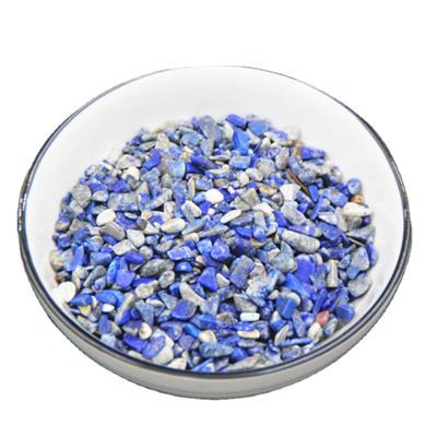 China China Natural Polished Lapis Lazuli Gemstone Loose Gravel Tumbled Crystal Stone Lazulite for sale