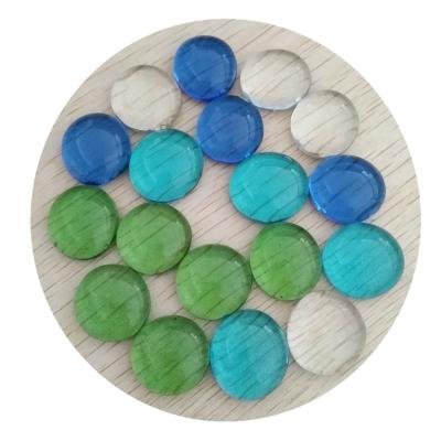 China China wholesale flat glass marble pebble for garden decoration for sale