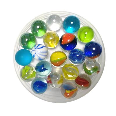 China Game Shooter Decoration Aquarium Factory Supply Transparent Colored Glass Beads Marble Shooting Marble for sale