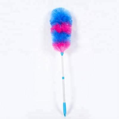 China Wholesale Plastic Soft Magic Soft Anti Static Car Furniture Colorful Cleaning PP House Feather Duster for sale