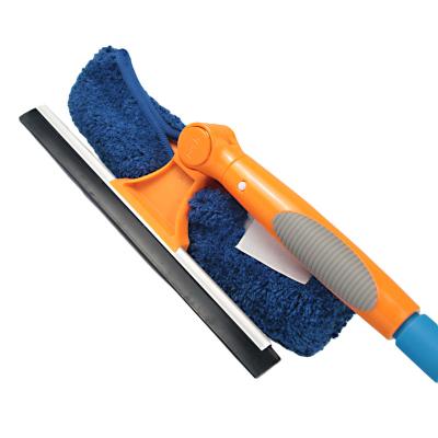 China Viable Collapsible Window Cleaning Squeeze Brush Metal Window Squeegee Remover for sale