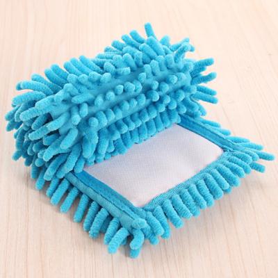 China Durable Microfiber Mop Head Good Quality Wet/Dry Mop Replacement Flat Mop Pad for sale