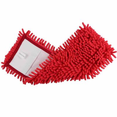 China Good Quality Sustainable Dust Chenille Microfiber Floor Microfiber Mop Head for sale