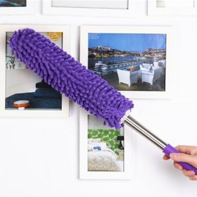 China Portable Kitchen Car Household Cleaning Microfiber Chenille Washable Stretch Telescopic Cloth for sale