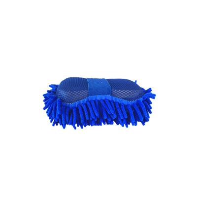 China Top Selling Products Eco - Friendly In Alibaba Microfiber Car Wash Chenille Sponge Car Cleaning Sponge for sale