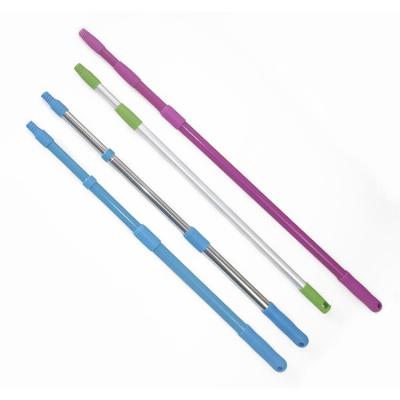 China Three section disposable telescopic iron, stainless steel, aluminum pole for sale