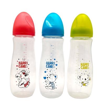 China BPA Free 250ml Infant Milk Bottle Hands Silicone Free Nipple Custom Logo Newborn BPA pp Free Bottle OEM Manufacturer for sale