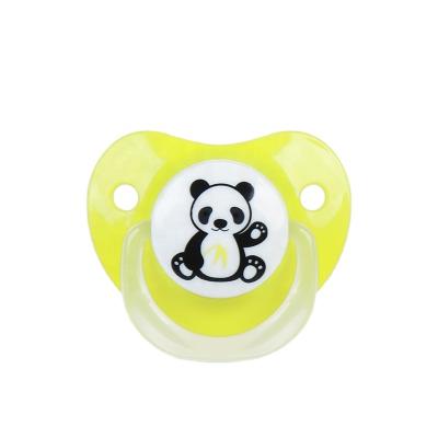 China Custom Baby Ningbo Longwell Infant Soother Sleep Factory Food Grade Cartoon Printed Silicone Nipple Heart Pacifier Baby for sale