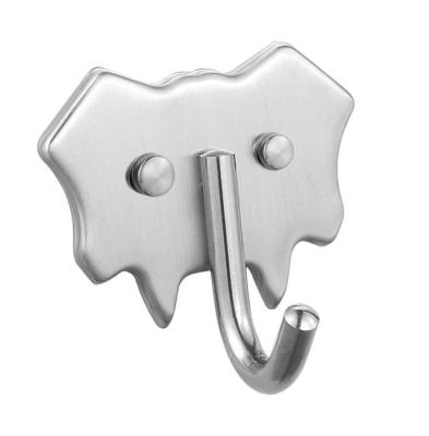 China OEM & ODM Serviceable Utility Wall Hooks Shower Towel Hooks, Home Kitchen Bathroom Stick On Wall Stainless Steel for sale