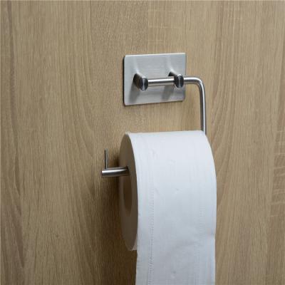 China Viable Roll Self Adhesive Paper Holder Kitchen Toilet Paper Holder Condom Holder Nail Free for sale