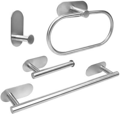 China Heater 5 Pieces Set Bathroom Hardware Accessories Towel Rack Handle for sale