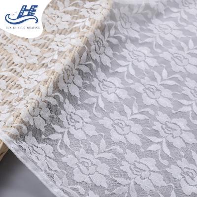 China Charming Cheap Charming Soft Cheap Price Flower White French Wrap Flower Knitting Elastic African Wedding Lace Fabric For Lingerie for sale