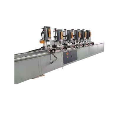 China Building material stores wholesale high quality multi head developing machine use for drilling holes on aluminum profile and curtain wall for sale