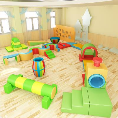 China Moetry Environmental/Portable/Durable Toddler Gym Set Indoor Playroom Soft Play Set For Kids Gym Children's Hospital for sale