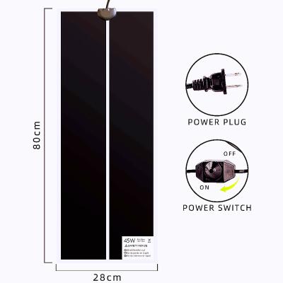 China 45W 110-120V Mini Pet Reptile Vivarium Greenhouse Heater Pad Thermostat Controller Heating Warm Mat for sale