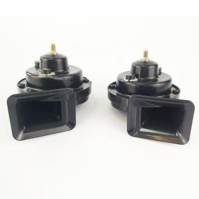 China Plastic Snail Loud Auto Electric Square Horn Mouth Mouth 110db Sound Level 110db for sale